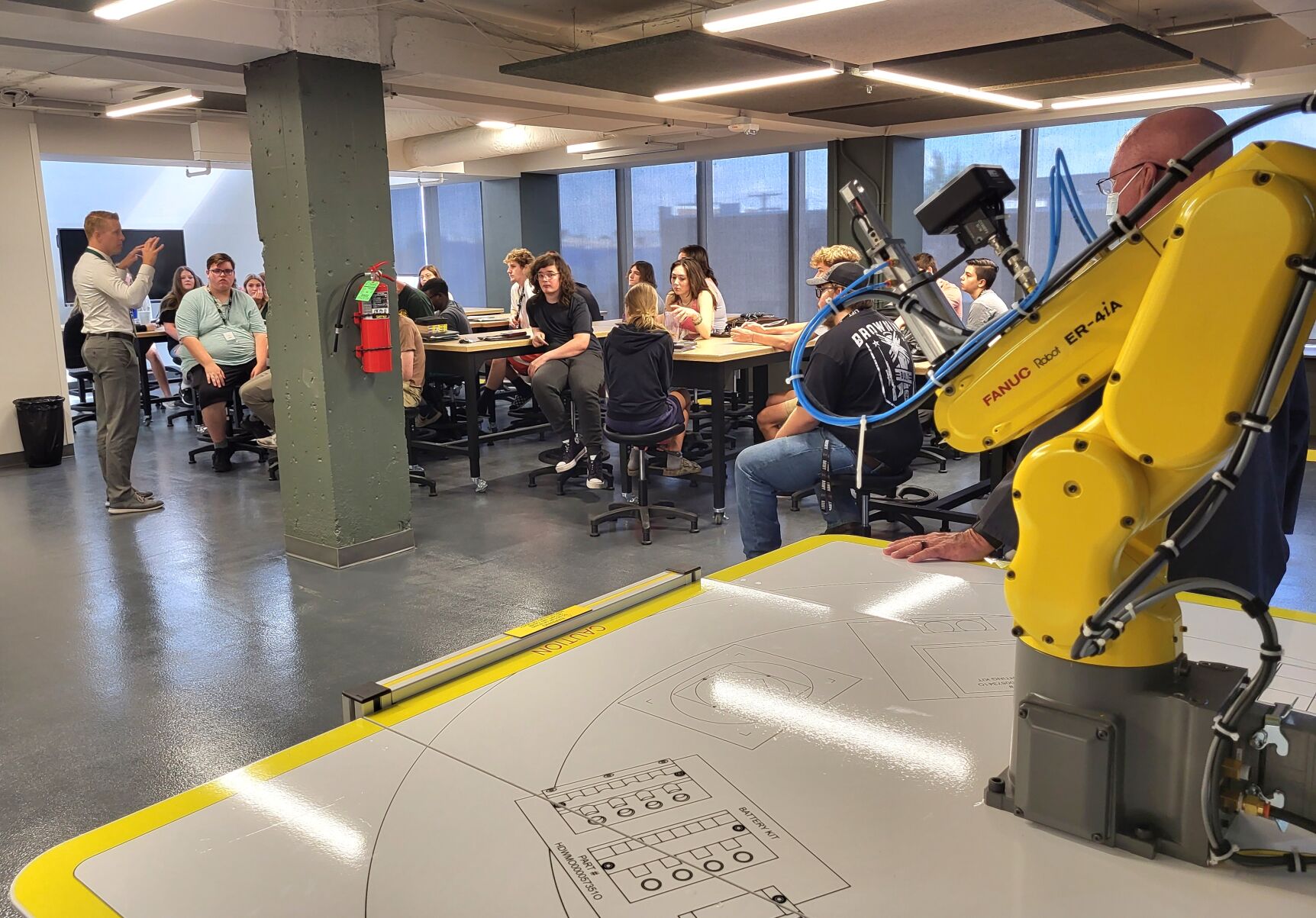 Robot in class